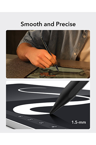 ESR Apple iPad Compatible Palm Rejection Touch Pen Black