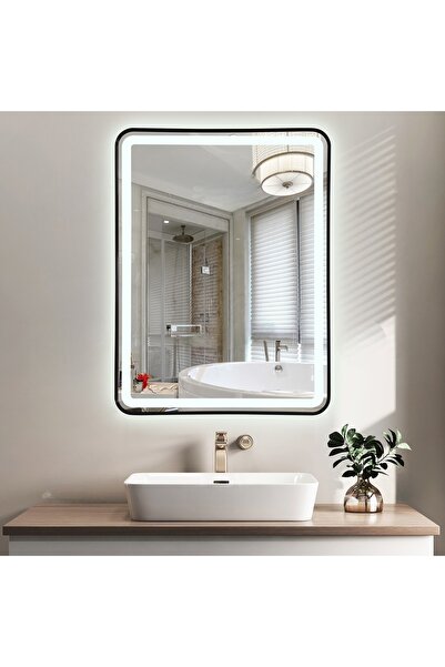 Smack SanitLed Mirror, 60 x 80 Cm, Cold Light, Warm Light, Neutral Light, Defogger, Touch Sensor