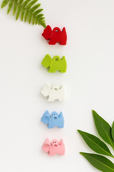 Melissa Retro Agatha Small Dog Figure Buckle 4 Different Colors 3 Pieces 12 Pieces (4cm)