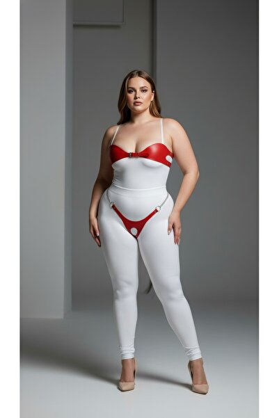 Angels Passion Plus Size Red Lingerie Set