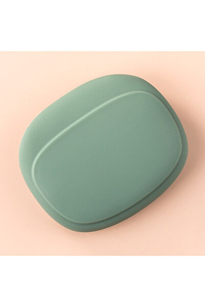 OEM Earphone Cable Organizer Bag, Silicone, External Data Cable Storage Bag, Sage Green