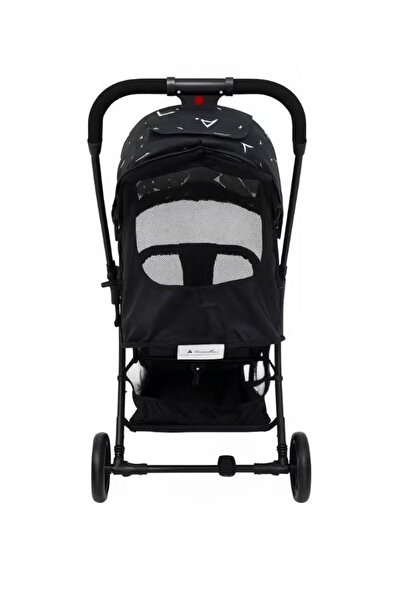 MAAS Two-way folding baby stroller with one hand; adjustable child seat in multiple positions; storage basket