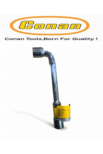 CONAN 17mm Professional L-Type Wrench, Model 10005767, Chrome-Plated Carbon Steel