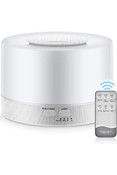 Arabest 500ml/700ml Essential Oil Diffuser with Remote Control, Ultrasonic Aromatherapy, LED Lights,