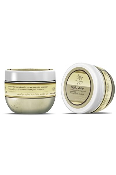 TIYYA Moroccan Green Clay – 100% Natural Mineral Clay Powder for Face & Body Masks, Deep Cleansing