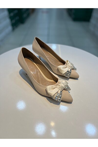 Alphus Vollex Short Heeled Stone Stylish Women's Shoes