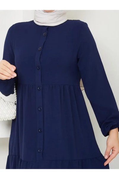 exxit collection Women's Ayrobin Chic and Comfortable Fit Fabric Full-Length Modest Dress