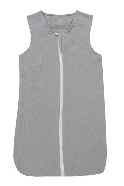 PRICHINDEL Muslin sleeping bag, no filling, gray