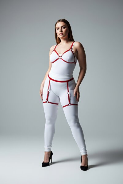 Angels Passion Plus Size Red Lingerie Set