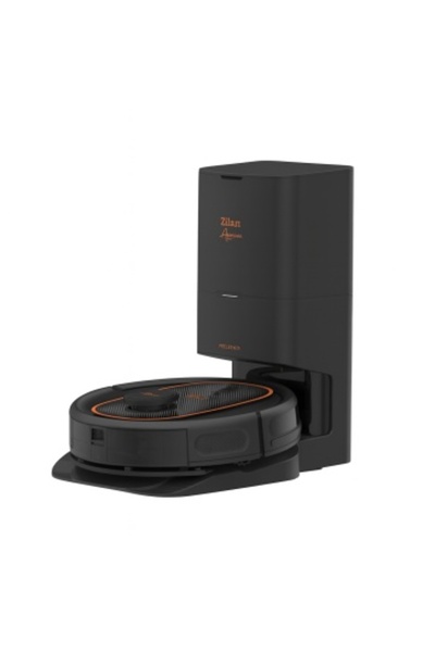 Zilan ZLN 5500 Aurum Robot Vacuum 600W with Auto Dustbin, Wi‑Fi & Voice Control (Gold)