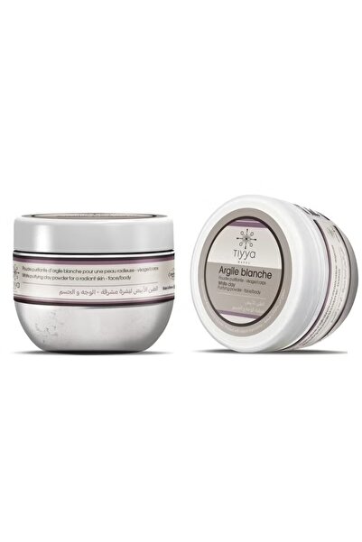 TIYYA Moroccan White Clay – 100% Natural Mineral Clay Powder for Face & Body Masks