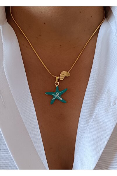 banunun takı tasarımı DENİZ YILDIZI KOLYE