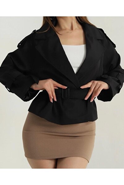 Azda معطف طويل مع مشبك كود الموديل: 055