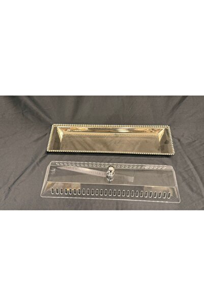 ALMASA Trays with luxurious silver acrylic lids