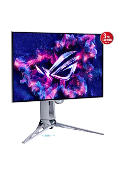 ASUS ROG Swift OLED PG27AQWP-W 26.5 inç 540Hz 2K QHD 0.02ms 720Hz HD Dual Mode Gaming Monitör