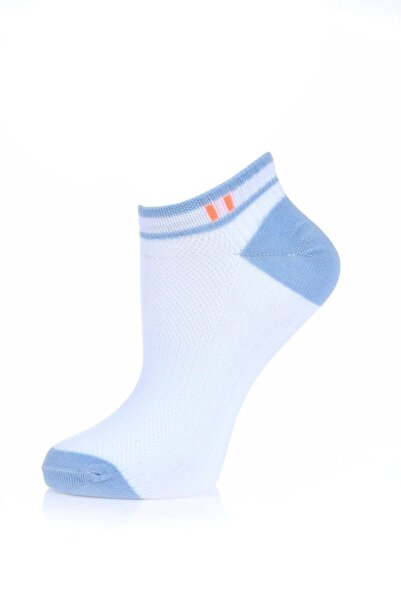 Conte Elegant Women's cotton short socks, Left and Right 120 - White, 36-40