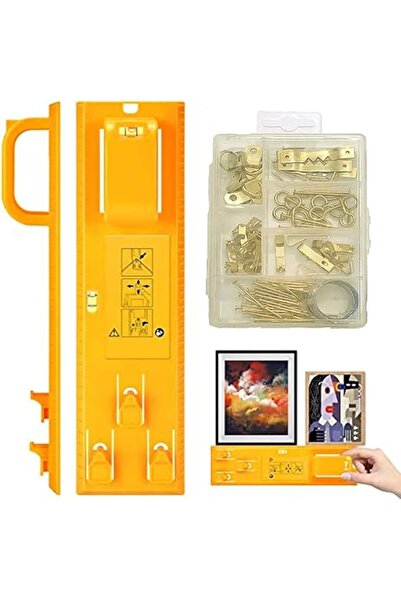 ELECDON Photo Hanging Kit - 250-Piece Picture Hanging Tool Set with Level