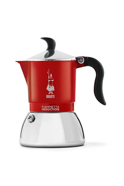 Bialetti Fiammetta Moka Espresso Maker, 4 servings, Red