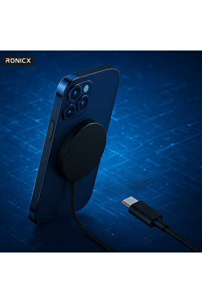 RONIC X Wireless Charger, RonicX, Magsafe Technology, 15W Fast Charging, Universal Compatibility