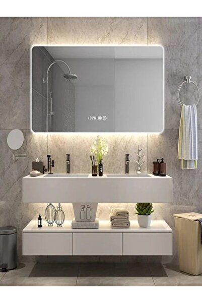 Smack LED Bathroom Mirror, 80x60 cm, Cold, Warm and Neutral Light, Ambient Light, Touch System