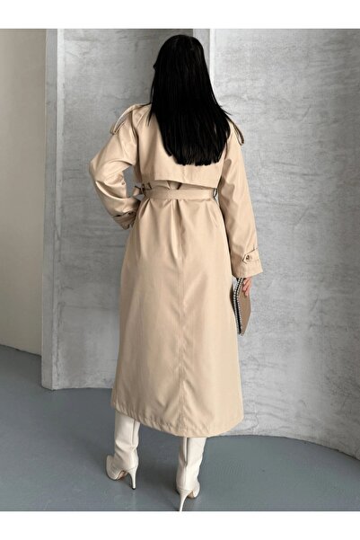 AsiaLife Trench Coat with Belt (Bonbit Fabric)
