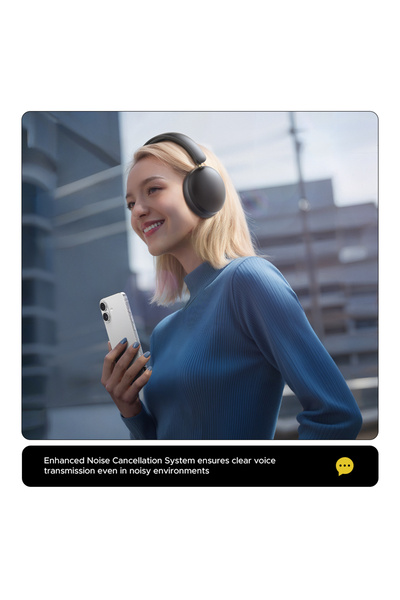 Generic ANC Wireless Bluetooth Headphones 80H Playtime Over Ear Noise Cancelling Gaming Headset