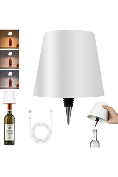 Teno ® Lampă de noapte portabilă pentru biberoane, lumini LED, reîncărcabilă, reglabilă intensitatea luminii, 5 W, albă