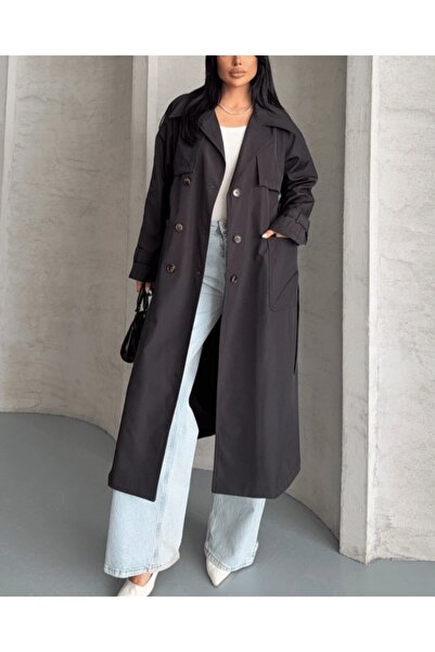 AsiaLife Trench Coat with Belt (Bonbit Fabric)
