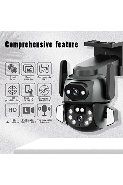 Generic CRONY CG-Q821A WIFI-4MP carecamPro APP Dual gun-ball linkage Camera