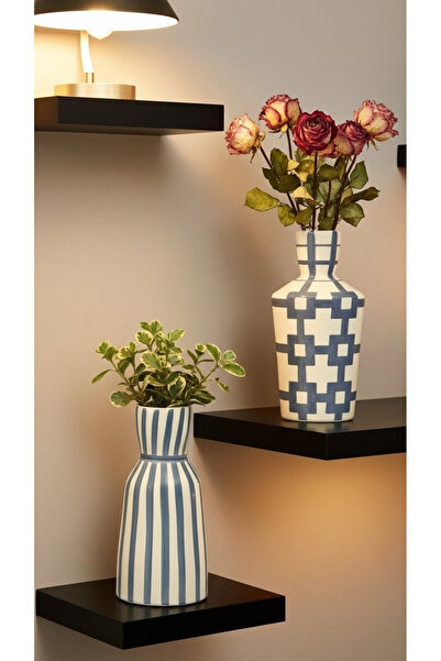 Generic Decorative vase set 30/25 cm