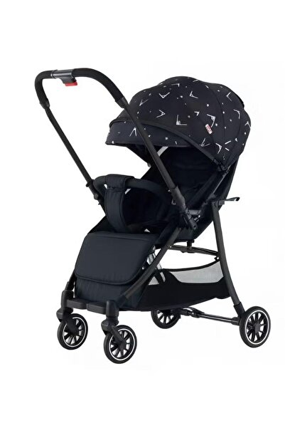 MAAS Two-way folding baby stroller with one hand; adjustable child seat in multiple positions; storage basket