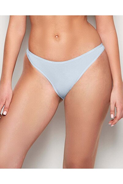 La senza بيكيني بانتي مع شعار باللون الأزرق الخافت