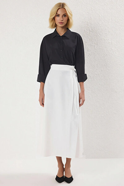 BENERLY Women's A-Line Woven Skirt Plain Patterned Functional Durable Quality...