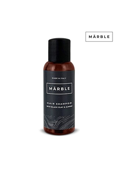 Marble Hotel Shampoo 35 ml, with Almond Oil and Black Clay, Set of 35 pcs