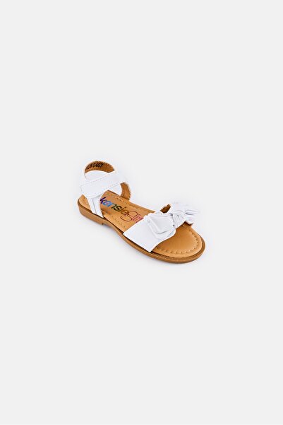 Kensie Girl Toddlers Girl Velcro Closure Sandal, White