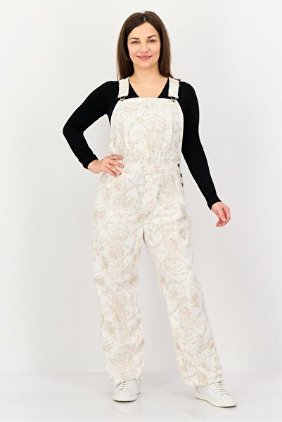 PROMOD Women Paisley Pattern Sleeveless Jumpsuit, Multicolor