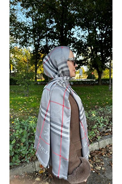 Modechic Collection Exclusive Cashmere Gray Shawl Thick