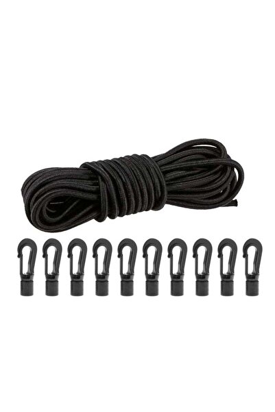 COOYA Elastic Bungee Shock Cord - Kayak Stretch String Rope with Bungee Shock Cord Hook Suitable for Kayak