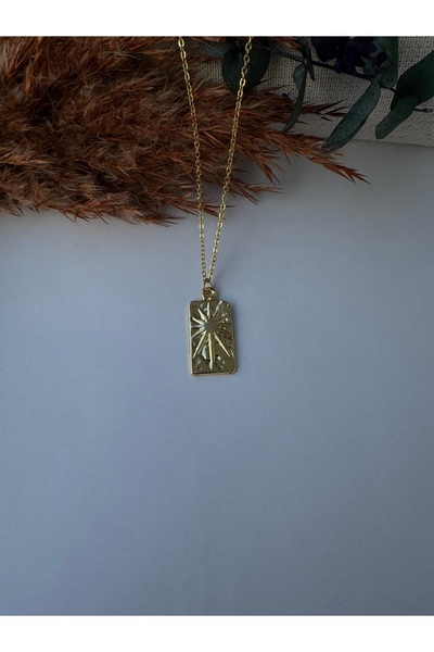 M Miel قلادة من الفولاذ المقاوم للصدأ طراز نجمة القطب