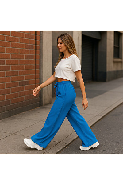 Welike Ella wide-leg pants with elastic waist