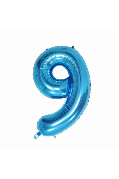 Generic 40 Inch Blue Digit Helium Foil Birthday Party Balloons Number 0-9