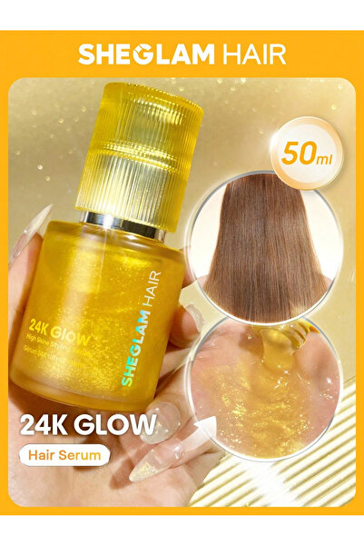 SHEGLAM HAIR 24K Glow Yüksek Parlaklık Veren Saç Serumu – 50ml