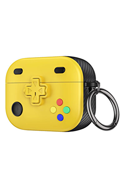 CaseOnn غطاء حماية لسماعات أبل إيربودز برو/برو الجيل الثاني بتصميم لوحة الألع...