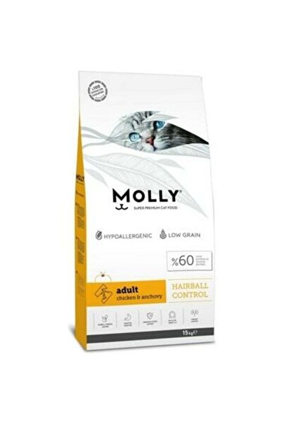 Molly Hipoalerjenik Tavuklu Yetişkin Kedi Maması 15 Kg