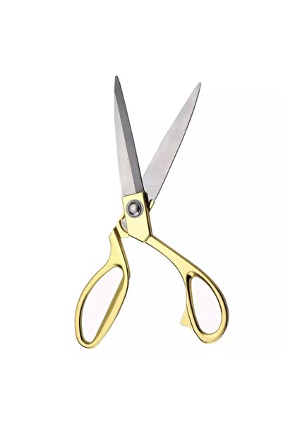 iğne izi Professional Tailor Scissors 9.5 Inch 24.2 cm M20 Gold- Large Scissors