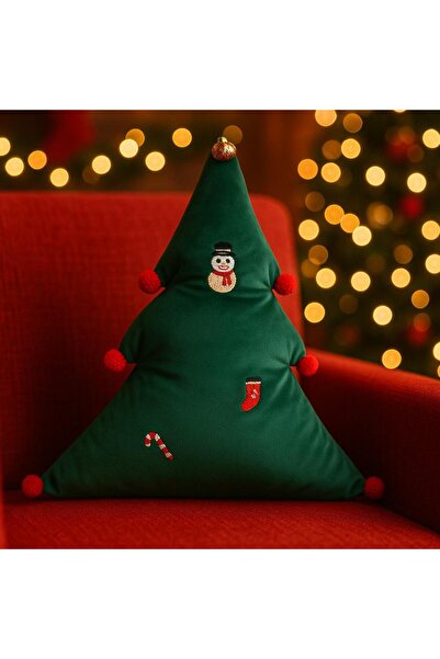 GİFTPİLLOWSS Pine Tree Velvet Throw Pillow