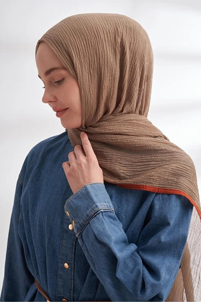 ARMANDA MÜSLİN ŞAL -TOPRAK ŞAL