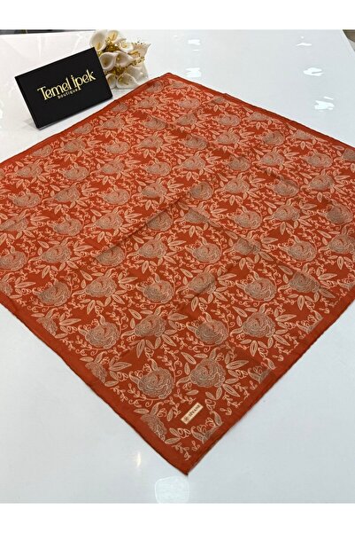 Siyane El Dikişli Pamuk Eşarp 1