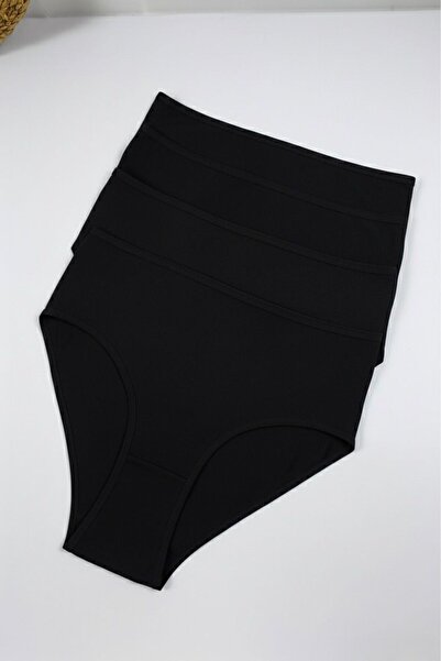 FUNELLA Γυναικεία εσώρουχα με ψηλόμεσο κορδόνι, συσκευασία 4 τεμαχίων