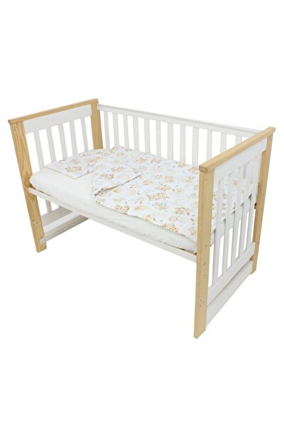 PRICHINDEL Lenjerie de pat din bumbac, 3 piese, Fawn Bambi și prietenii, alb,...